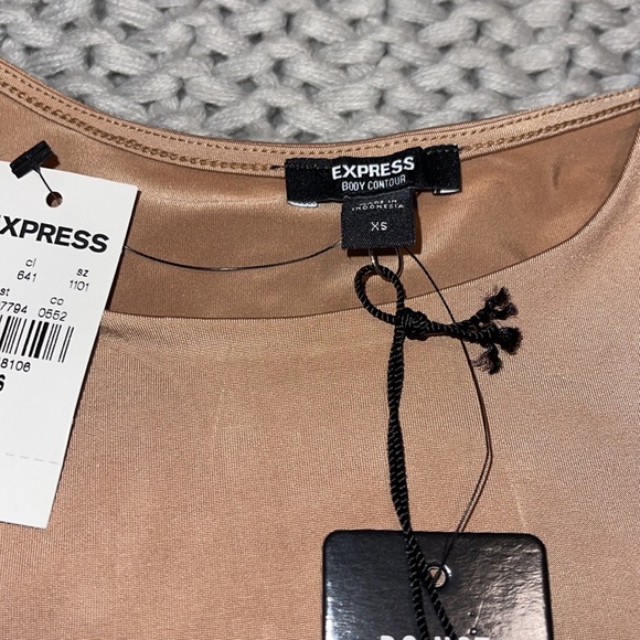 express // body contour silky high neck thong bodysuit nwt - Picture 6 of 9